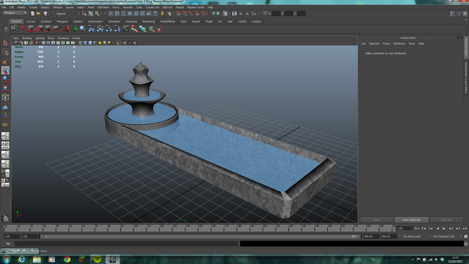 Object Interact With Water In Maya 76